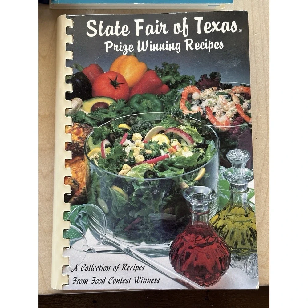 Vtg State Fair of Texas Cook Book LOT of 11 Recipe Collections 1981-1993 Spiral